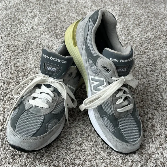 New Balance Rare Men's 992 Steve Jobs Grey M992GL Shoes Sneakers